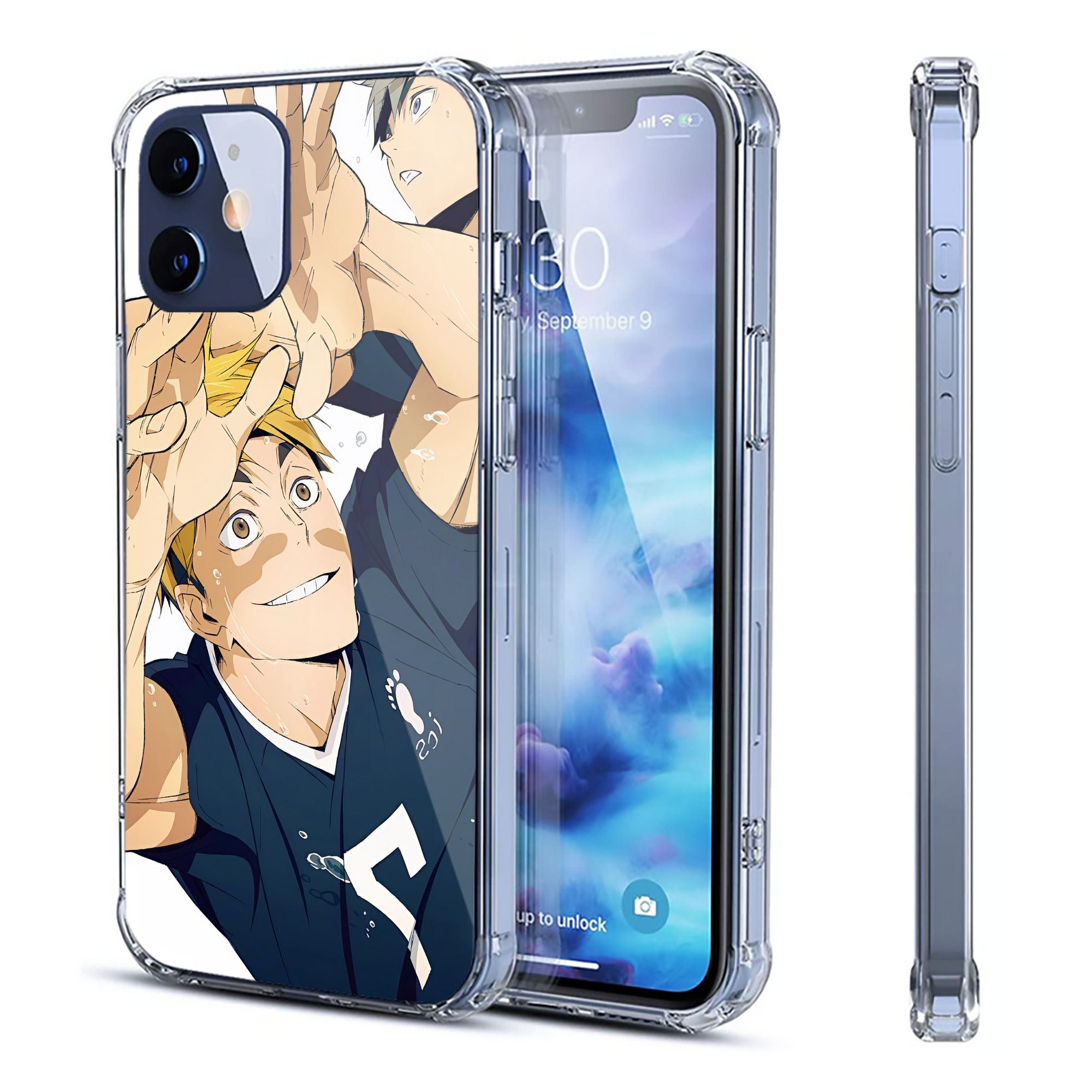 （画像用） ハイキュー!! Haikyu!! 【iPhone 12シリーズ対応】透明スマホケース（クリアソフトケース）